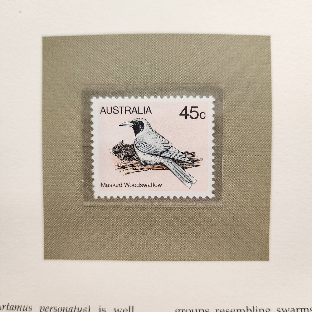 34 RSPB Songbirds of the World Stamps Vintage Royal Society British - Picture 8 of 13